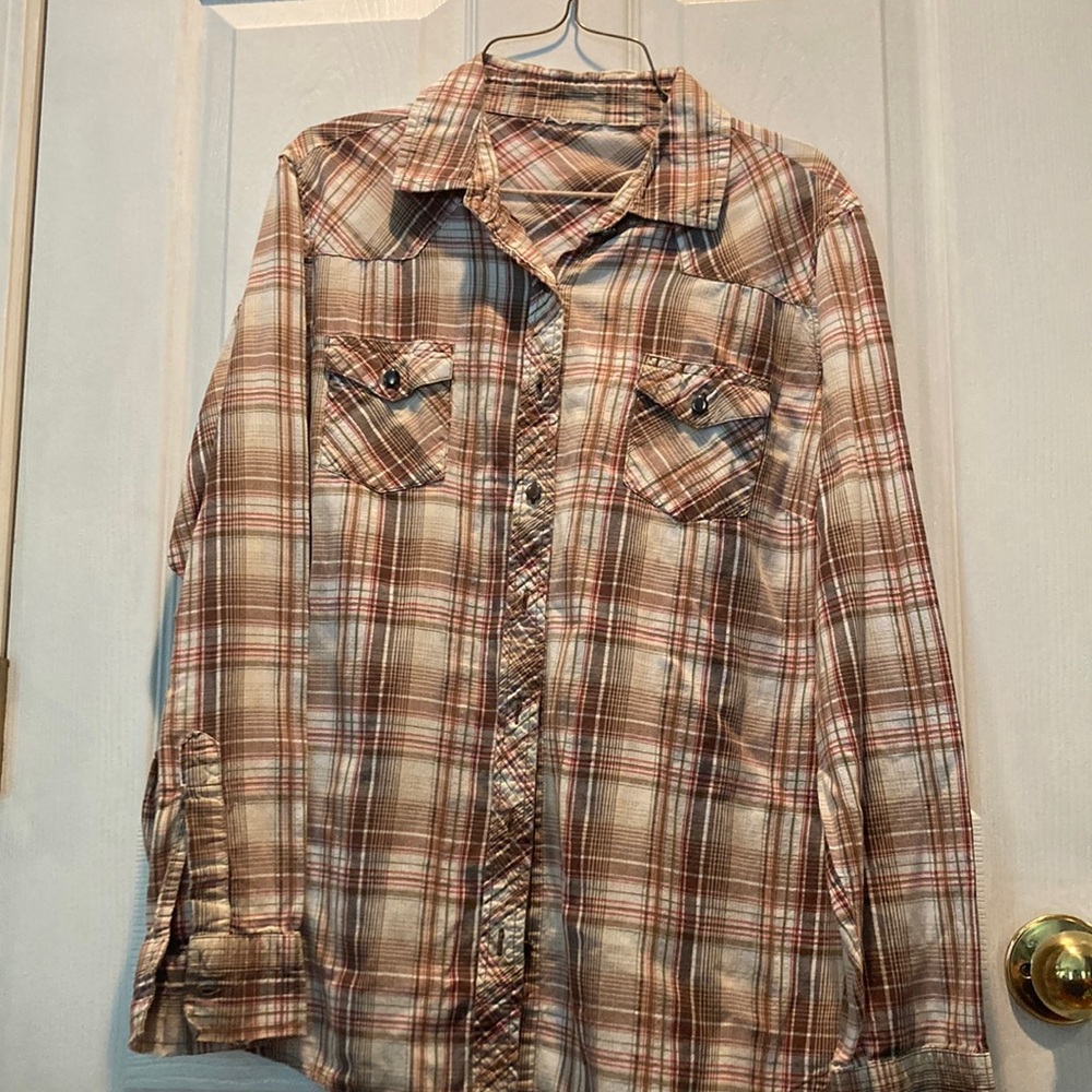 Brown Plaid Flannel